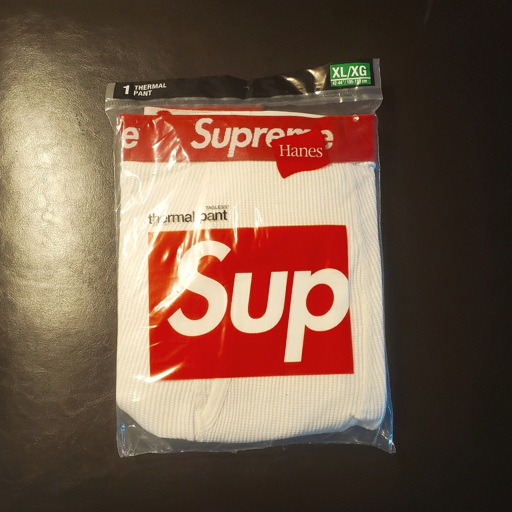 Supreme x Hanes Thermal Pants